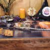 Glowing Candle 36x24 Altar Mat.